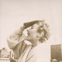 Marji Dodrill, Modeling shot, NYC, 1950s